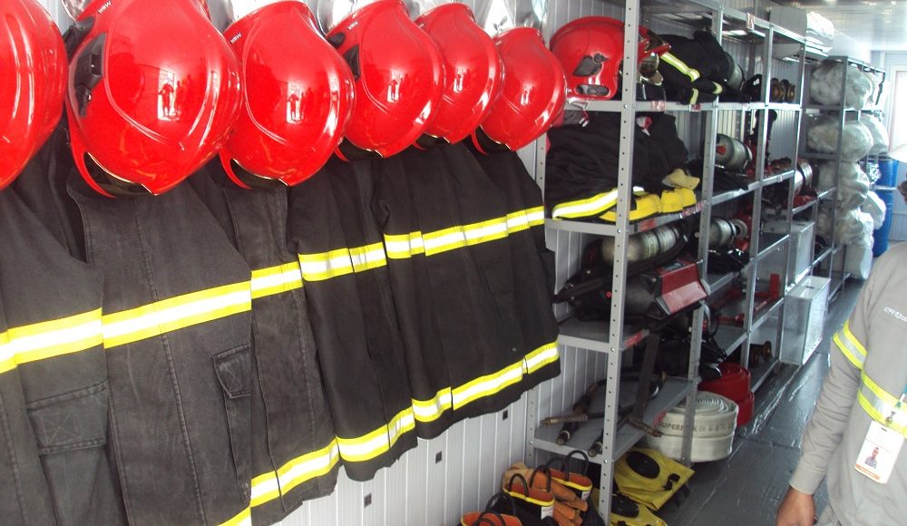 2ª CIA do Corpo de Bombeiros Militar lotados no Porto do Itaqui finalizam o 6º módulo do 1º Curso de Segurança Contra Incêndios em Instalações Industriais CSCIII – 2017 (5)
