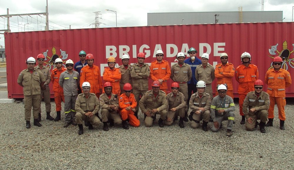 2ª CIA do Corpo de Bombeiros Militar lotados no Porto do Itaqui finalizam o 6º módulo do 1º Curso de Segurança Contra Incêndios em Instalações Industriais CSCIII – 2017 (9)