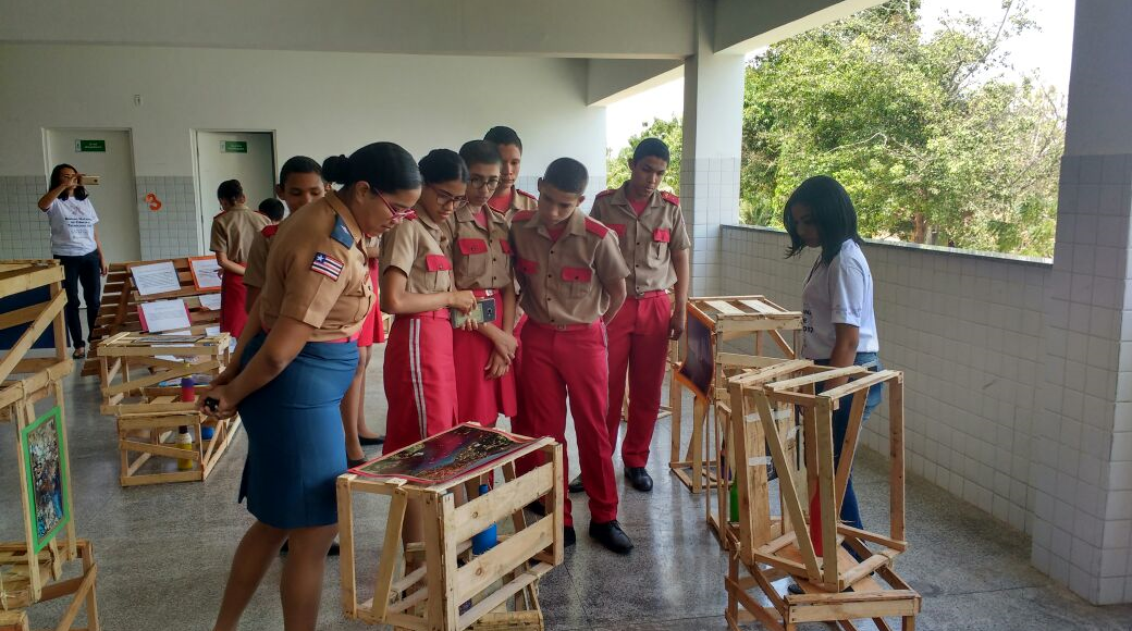 Alunos do alunos do Colégio Militar 2 de Julho – unidade II, participaram da Semana Nacional de Ciência e Tecnologia no IFMA (5)