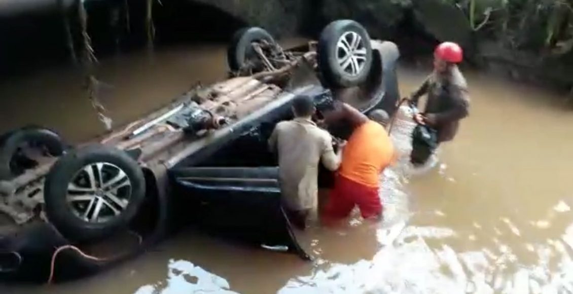 acidente carro no rio trizidela