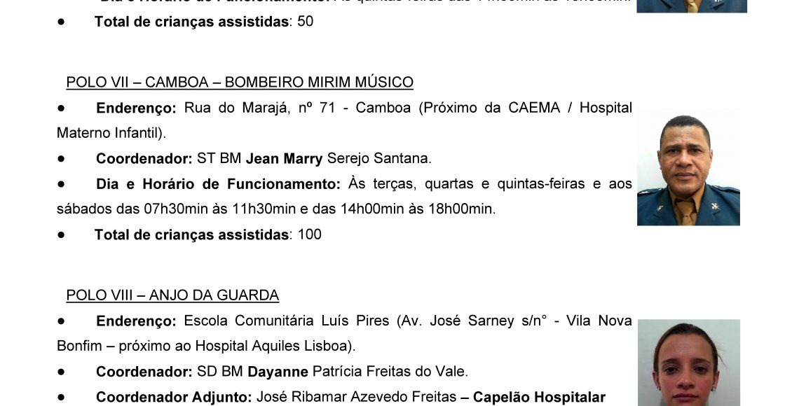 RELAÇÃO DE POLOS BOMBEIRO MIRIM-002