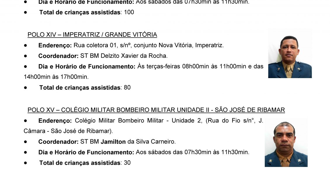 RELAÇÃO DE POLOS BOMBEIRO MIRIM-004